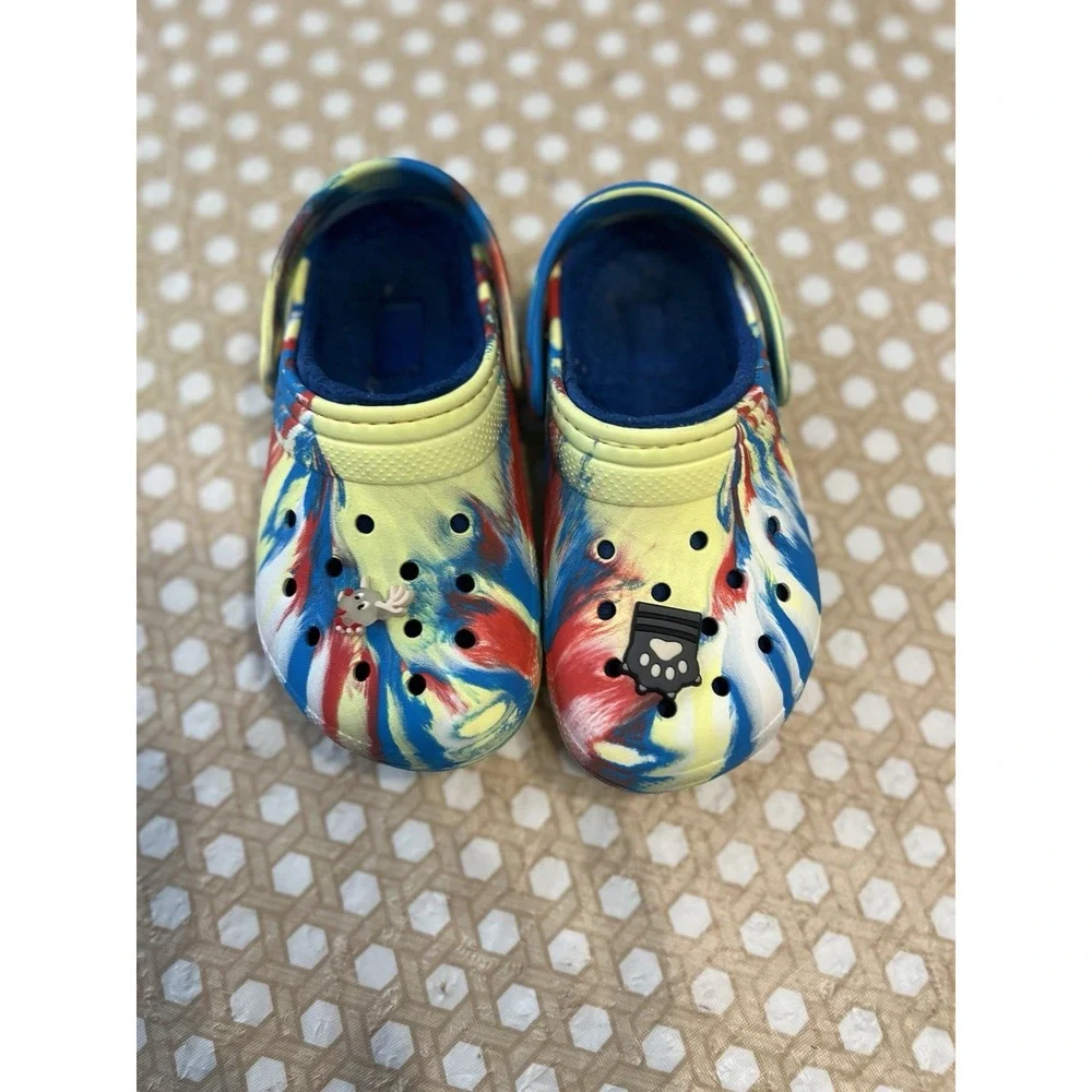 Crocs Fur  Clog‎ Sandals Unisex Little Kids Child Size C 12